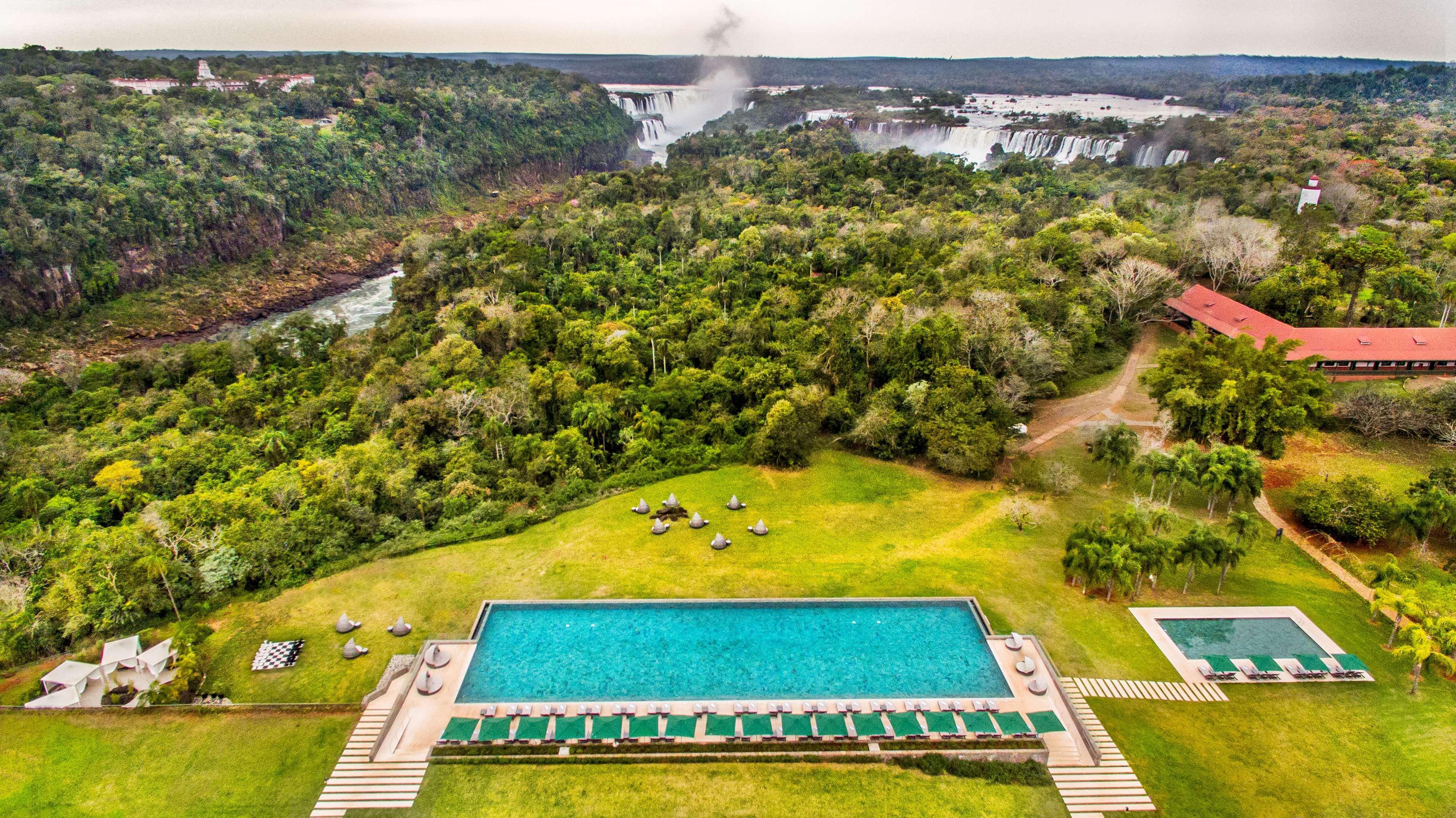 Gran Melia Iguazu Hotell Puerto Iguazú Eksteriør bilde Aerial view of the resort